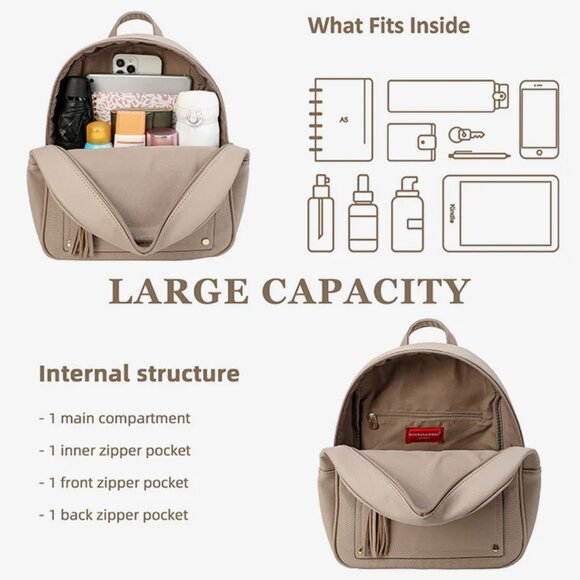 Montana West Turquoise Backpack Anti Theft NWT - Picture 4 of 5